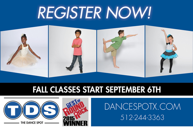 Register Now! – Fall Classes Start September 6th